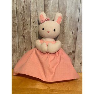 Easter Bunny Girl Flip Baby Doll Gingham 11" Plush Stuffed Animal Toy Reversible